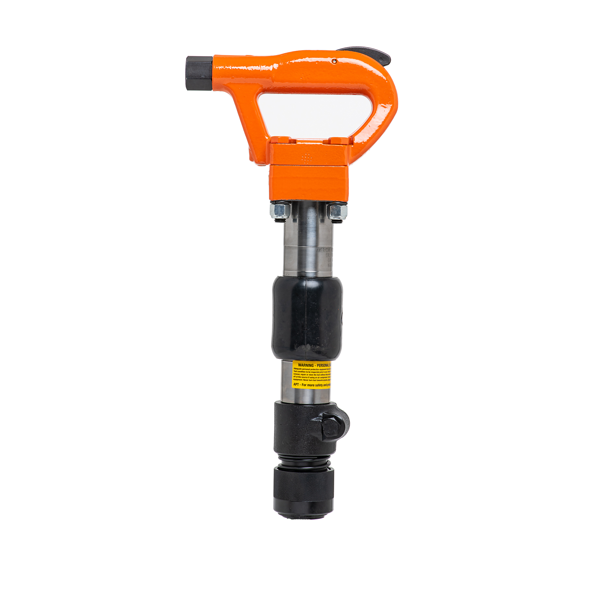 American Pneumatic Tools-M43H 4-BOLT Chipping Hammer-Ball Type Round Collar, Bolt-on Retainer, .580" Hex Shank, 34-36cfm @ 90psi, 1375 bpm